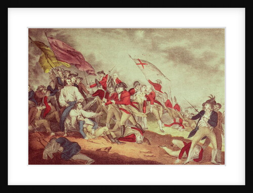 Battle at Bunker's Hill by N. and Ives J.M. (1824-95) Currier
