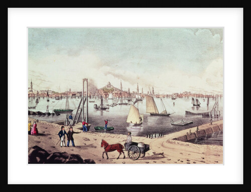 View of Boston by N. and Ives J.M. Currier