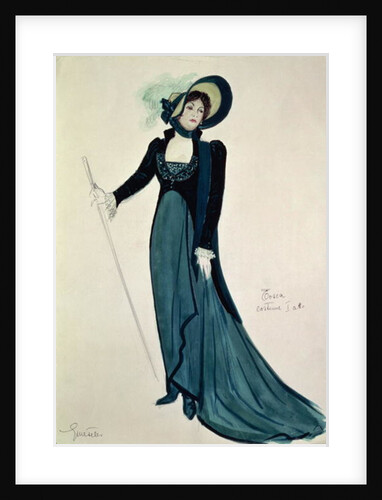 Costume design for Tosca by Italian School