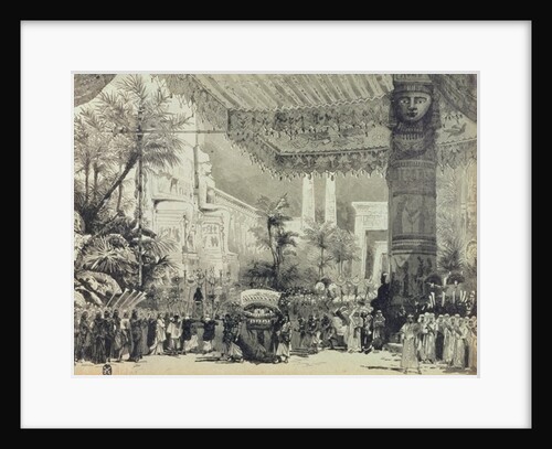 Stage Design for the final act of the opera 'Aida' by Verdi by Italian School