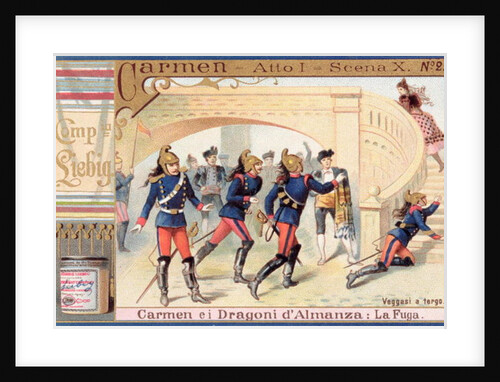 Decoration for Act I, Scene i of 'Carmen' by Georges Bizet by School Italian