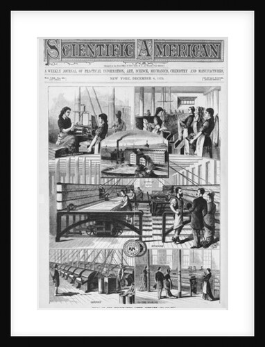 Mills of the Willimantic linen company by American School