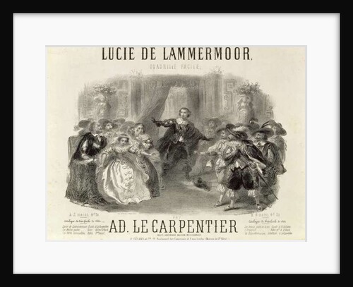 Lucia de Lammermoor by French School