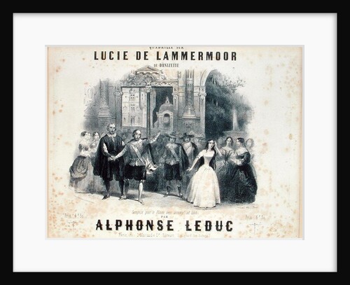 Lucia de Lammermoor by French School
