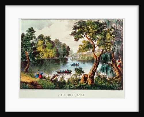 Mill Cove Lake by N. and Ives J.M. Currier