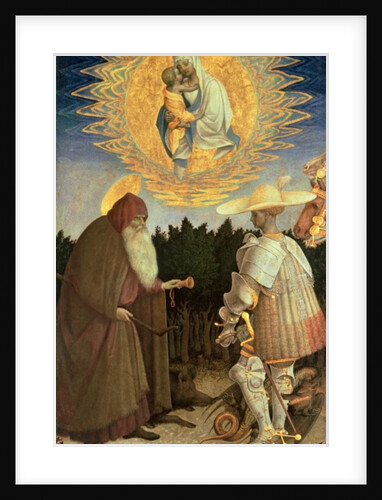 The Virgin and Child with St. George and St. Anthony the Abbot by Antonio Pisanello