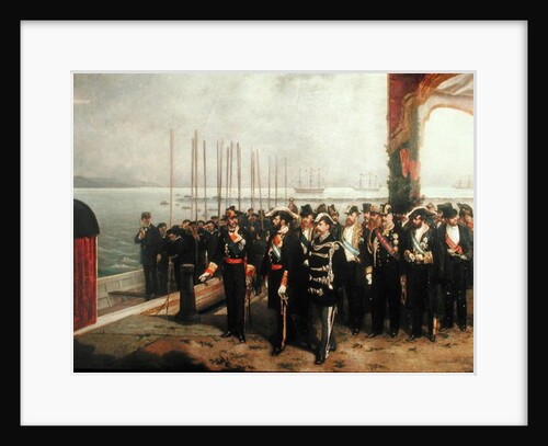 Embarkation of Amadeo I of Savoy for Spain by Luis Alvarez Catalá