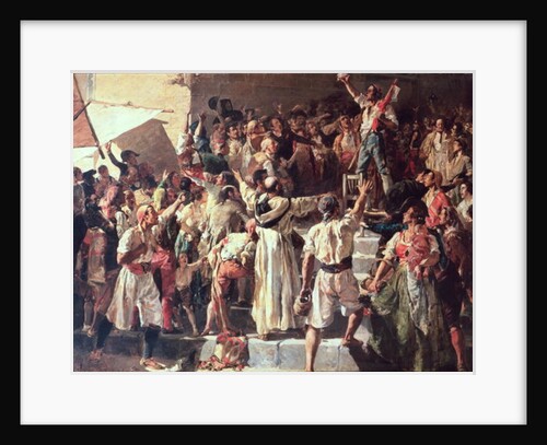 The Cry of the Palleter declaring was on Napoleon, 1884 by Joaquin Sorolla y Bastida