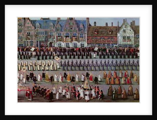 The Ommegang in Brussels on 31st May 1615: Procession of Notre Dame de Sablon by Denys van Alsloot