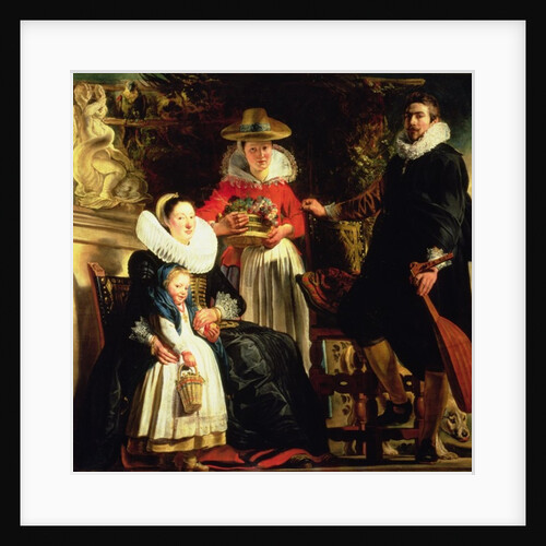 The Artist and His Family in a Garden, c.1620-22 by Jacob Jordaens