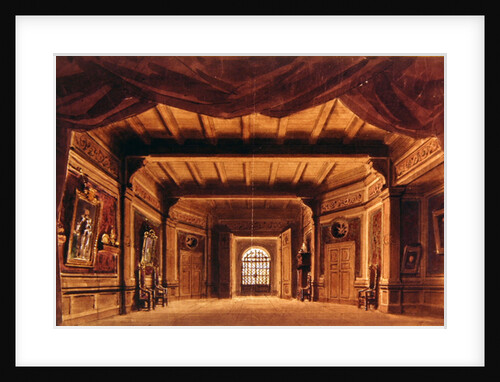 Set design for the opera 'The Barber of Seville', by Gioachino Rossini by Anonymous
