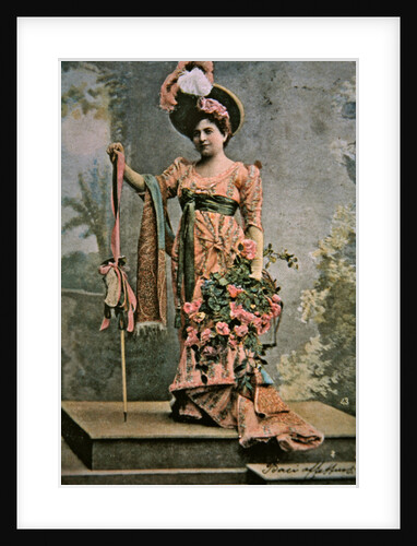 Hariclea Darclee in the opera 'Tosca' by Giacomo Puccini 1900 by Anonymous