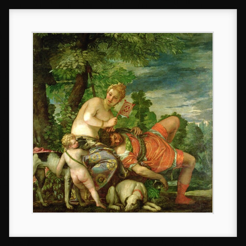Venus and Adonis, 1580 by (1528-88) Veronese