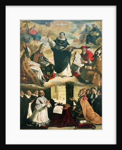 The Apotheosis of St. Thomas Aquinas, 1631 by Francisco de Zurbaran