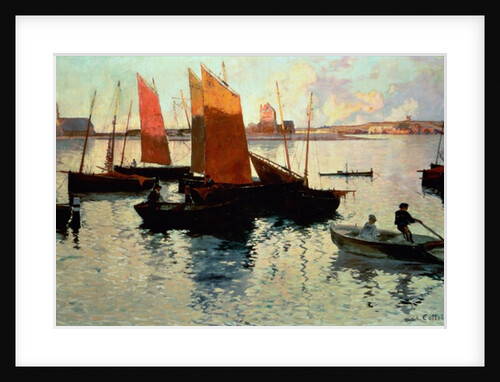 Evening Light at the Port of Camaret, 1892 by Charles Cottet