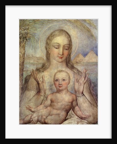 The Virgin and Child in Egypt, 1810 by William Blake