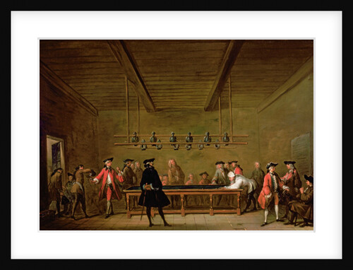 A Game of Billiards, c.1720-26 by Jean-Baptiste Simeon Chardin