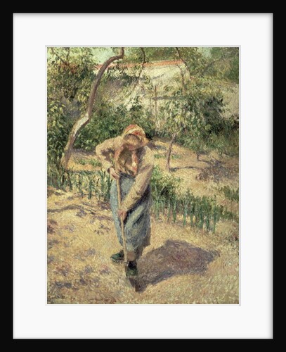 Woman Digging in an Orchard, 1882 by Camille Pissarro