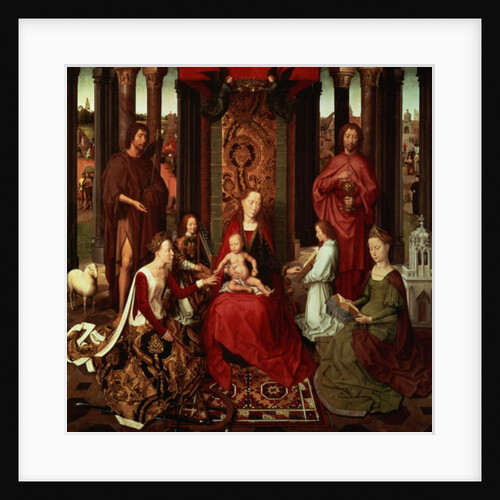 Mystic Marriage of St. Catherine and Other Saints by Hans Memling