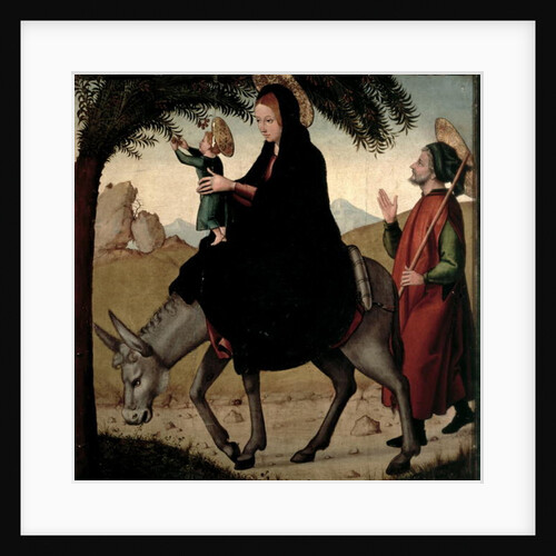 The Flight into Egypt by Juan de Borgona