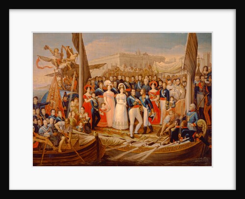 Ferdinand VII Disembarking in the Port of Santa Maria, 19th century by Jose Aparicio