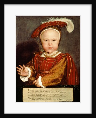 Portrait of Edward VI as a child, c.1538 by Hans Holbein the Younger