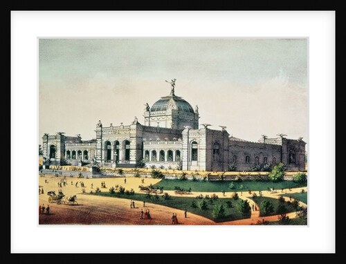 Art Gallery, Grand United States Centennial Exhibition, Fairmount Park, Philadelphia, 1876, pub. by Currier & Ives by American School