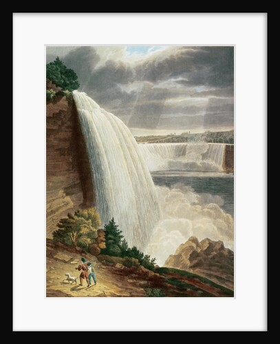 Niagara Falls, part of the American Fall from the Foot of the Stair Case by H.J. Bennett