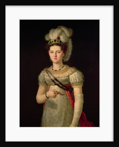 Portrait of Maria Josephine Amalia of Saxony by Francisco Lacoma