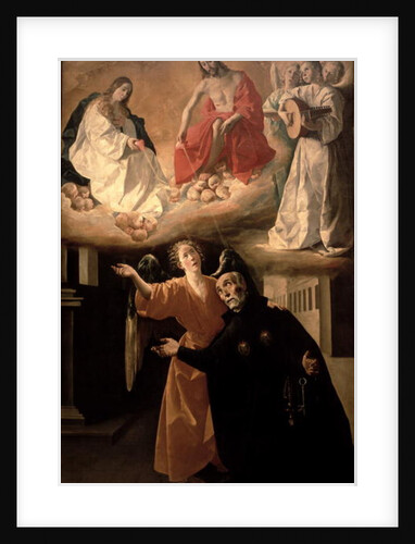 The Vision of St. Alphonsus Rodriguez by Francisco de Zurbaran