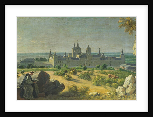 The Monastery of El Escorial by Miguel Angel Houasse