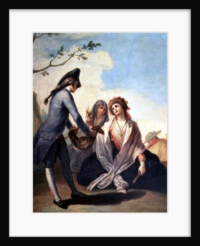 A Country Gift. c.1778 by Ramon Bayeu y Subias