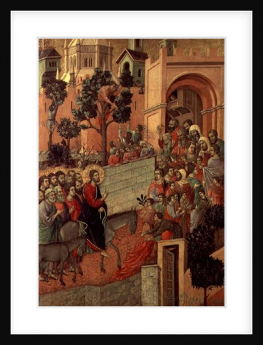 Christ's entry into Jerusalem by Duccio di Buoninsegna