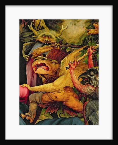 Demons Armed with Sticks by Matthias Grunewald