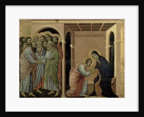 Maesta: The Virgin Says Farewell to St. John, 1308-11 by Duccio di Buoninsegna