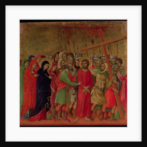 Maesta: The Road to Calvary, 1308-11 by Duccio di Buoninsegna