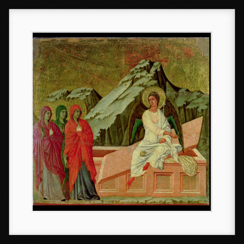 Maesta: The Three Maries at Christ's Tomb, 1308-11 by Duccio di Buoninsegna
