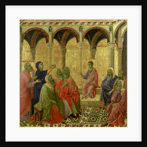Maesta: Christ Among the Doctors, 1308-11 by Duccio di Buoninsegna