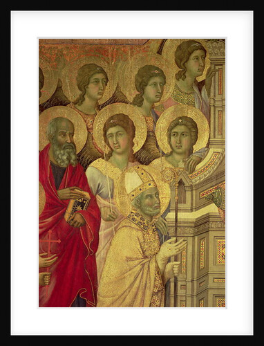 Maesta: Saints,, 1308-11 by Duccio di Buoninsegna