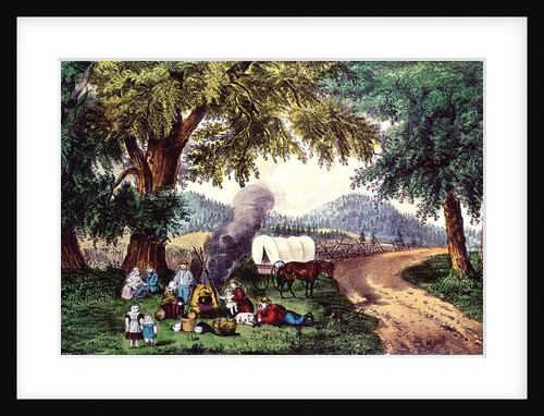 A Halt by the Wayside by N. and Ives J.M. Currier