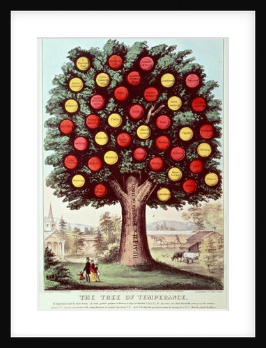 The Tree of Temperance, 1872 by N. and Ives J.M. Currier