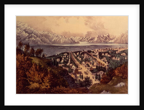 Great Salt Lake, Utah by N. and Ives J.M. Currier
