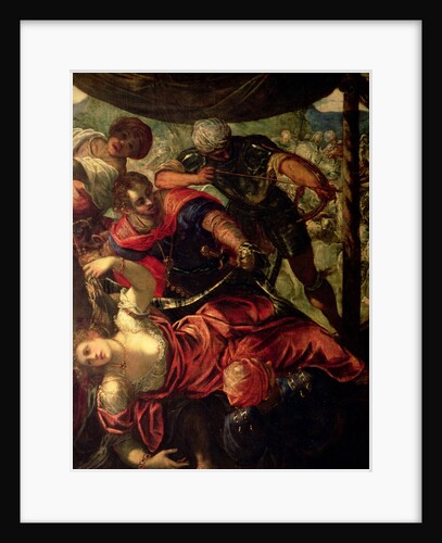 Battle between Turks and Christians, c.1588/89 by Jacopo Robusti Tintoretto