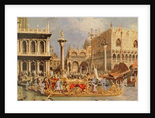 Return of the Bucintoro on Ascension Day, 1732 by Canaletto