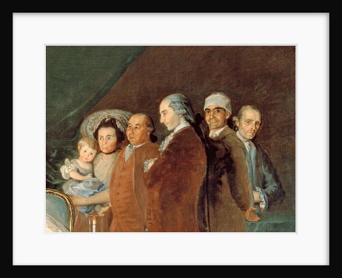 The Family of the Infante Don Luis de Borbon, 1783-84 by Francisco Jose de Goya y Lucientes