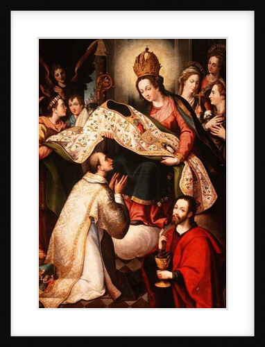 Presentation of the Cope to St. Ildefonsus, 1600-24 by Diego de Aguilar