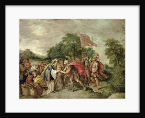 The Meeting of Abraham and Melchizedek by Frans II Francken