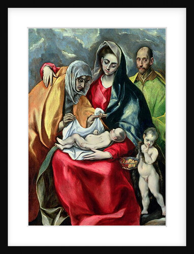 The Holy Family with St.Elizabeth, 1580-85 by El Greco