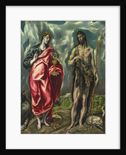 St John the Evangelist and St. John the Baptist, 1605-10 by El Greco