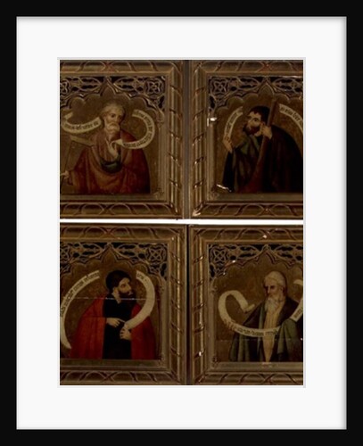 SS. Thomas, James the Less, Judas Macabeus and Matthius' 1468 by Nicolas Frances